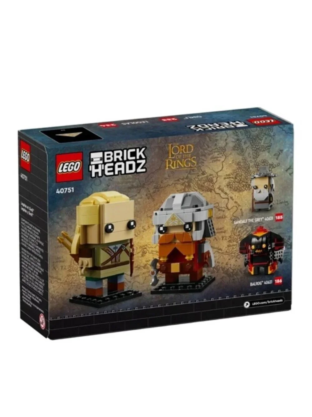 Lego BrickHeadz 40751 Legolas & Gimli Lord of the Rings